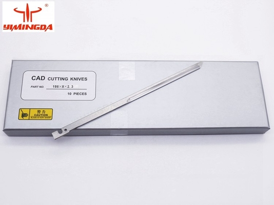 Mes van het de Snijdersmes van het gelegeerd staal het Auto 186*8*2.3mm voor Shima Seiki/Yin-Snijder