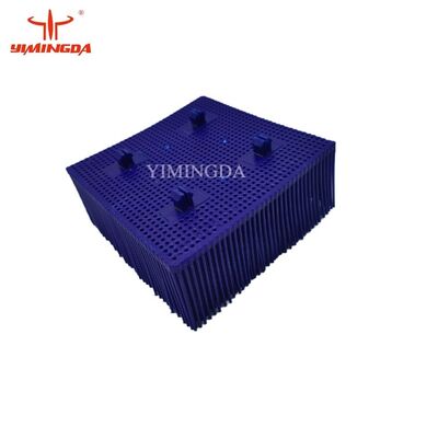 Onderdeel nr. 92911003 Bristel 1.6" Nylon- Vierkante voet Blauwe kleur voor autosnijmachine