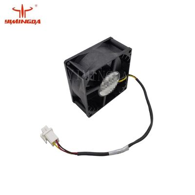 Textiel snijmachine onderdeel nr. 1012453000 / 1011409000 Fan, 80x80x38mm, 90CFM, 24VDC