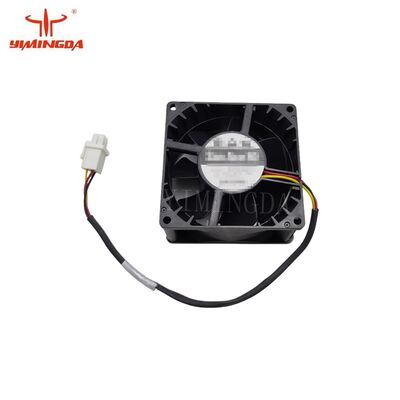 Textiel snijmachine onderdeel nr. 1012453000 / 1011409000 Fan, 80x80x38mm, 90CFM, 24VDC